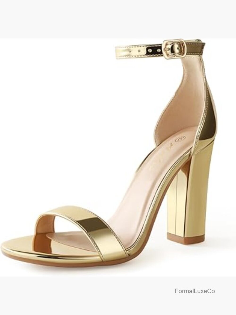 Chunky Heel Pearl Sandals Wedding Bride Heeled Sandals 4 Inch